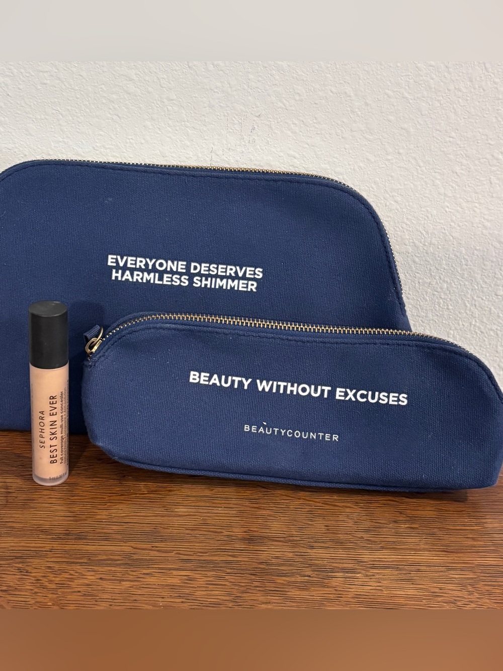 CONCEALER / COSMETIC BAGS 3 PIECE SET